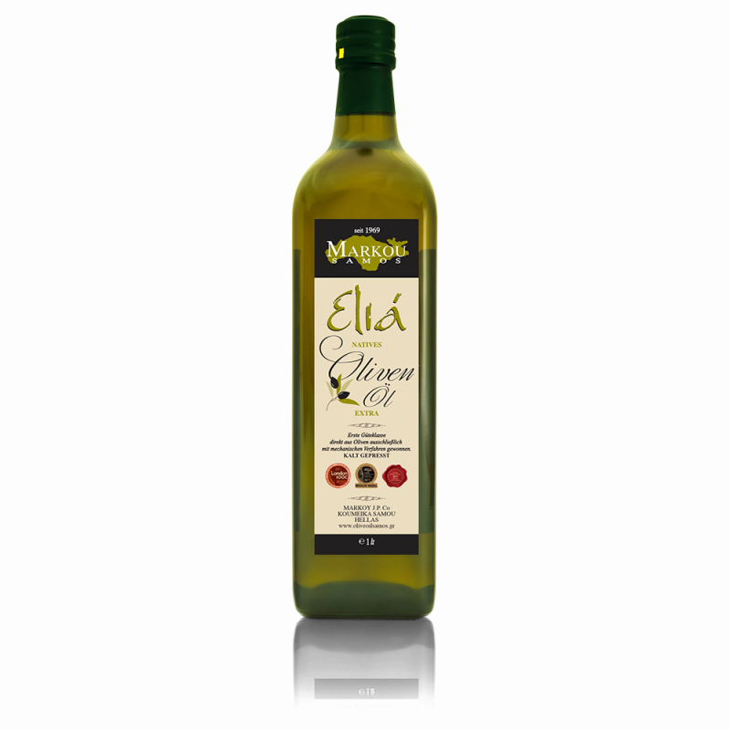 Eliá Extra Virgin Olivenöl NATURTRÜB 2022 (1 Liter)